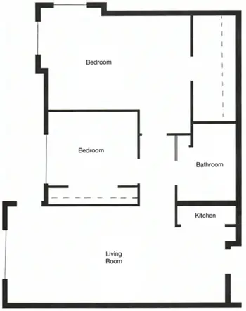 Floorplan of Rockville Terrace Retirement Living, Assisted Living, Fairfield, CA 2