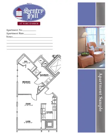 Floorplan of Sentry Hill at York Harbor, Assisted Living, Memory Care, York, ME 2