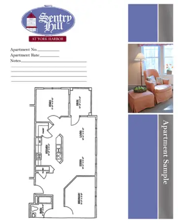 Floorplan of Sentry Hill at York Harbor, Assisted Living, Memory Care, York, ME 6