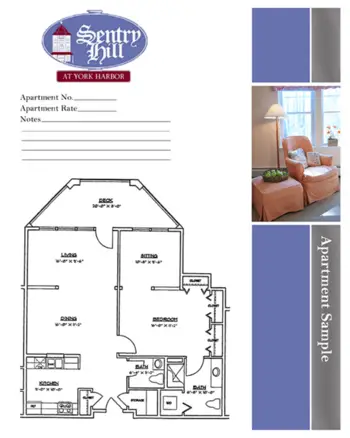 Floorplan of Sentry Hill at York Harbor, Assisted Living, Memory Care, York, ME 8