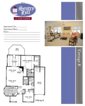 Floorplan of Sentry Hill at York Harbor, Assisted Living, Memory Care, York, ME 11