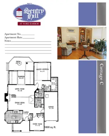 Floorplan of Sentry Hill at York Harbor, Assisted Living, Memory Care, York, ME 12