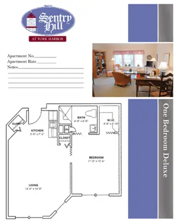 Floorplan of Sentry Hill at York Harbor, Assisted Living, Memory Care, York, ME 13