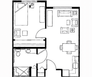 Floorplan of Stafford Suites in Port Orchard, Assisted Living, Port Orchard, WA 1