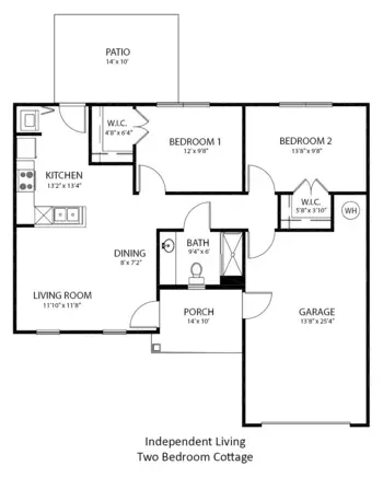 Floorplan of Summit Place, Assisted Living, Memory Care, Anderson, SC 2