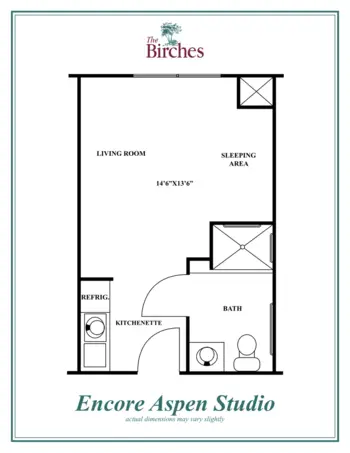 Floorplan of The Birches, Assisted Living, Clarendon Hills, IL 4