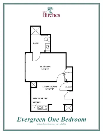 Floorplan of The Birches, Assisted Living, Clarendon Hills, IL 8