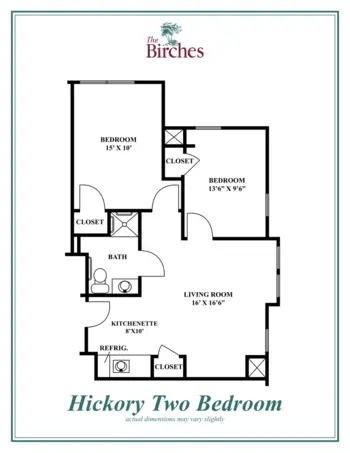 Floorplan of The Birches, Assisted Living, Clarendon Hills, IL 12