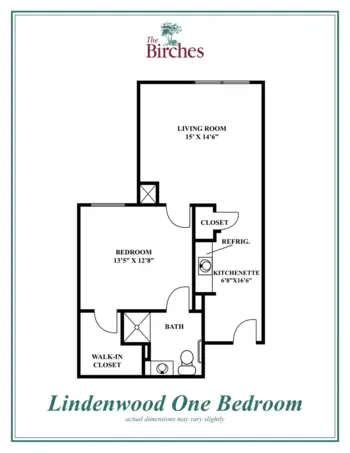 Floorplan of The Birches, Assisted Living, Clarendon Hills, IL 14