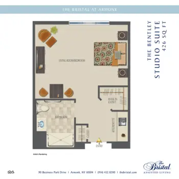 Floorplan of The Bristal at Armonk, Assisted Living, Armonk, NY 5