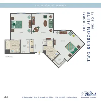 Floorplan of The Bristal at Armonk, Assisted Living, Armonk, NY 7