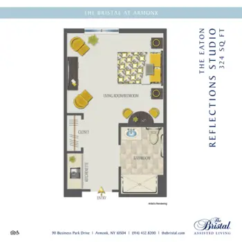 Floorplan of The Bristal at Armonk, Assisted Living, Armonk, NY 8