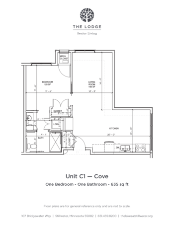 Floorplan of The Lodge, Assisted Living, Memory Care, Stillwater, MN 2