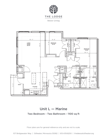 Floorplan of The Lodge, Assisted Living, Memory Care, Stillwater, MN 12