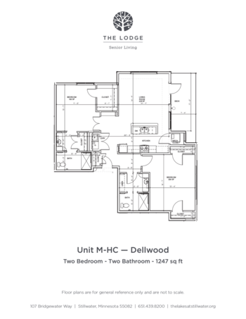 Floorplan of The Lodge, Assisted Living, Memory Care, Stillwater, MN 13