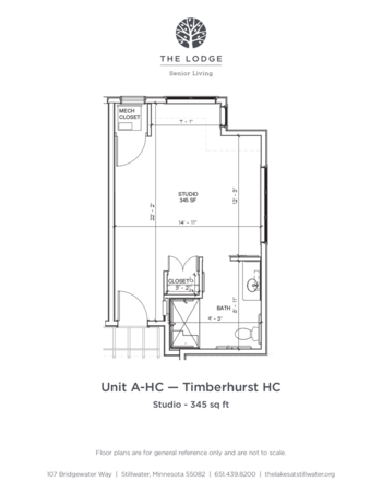 Floorplan of The Lodge, Assisted Living, Memory Care, Stillwater, MN 16