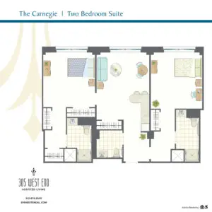 Floorplan of 305 West End Assisted Living, Assisted Living, New York, NY 13
