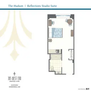 Floorplan of 305 West End Assisted Living, Assisted Living, New York, NY 14