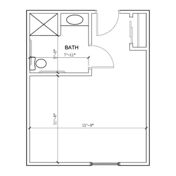Floorplan of Aspen Ridge, Assisted Living, Gaylord, MI 15