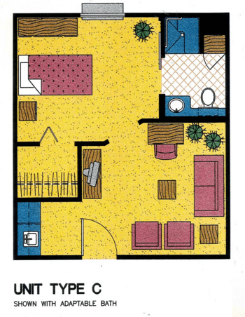 Floorplan of Bastrop Assisted Living, Assisted Living, Bastrop, TX 1