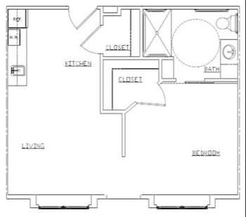Floorplan of Colwich Gardens Assisted Living, Assisted Living, Colwich, KS 1