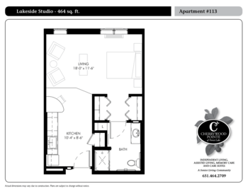 Floorplan of Forest Lake, Assisted Living, Memory Care, Forest Lake, MN 1