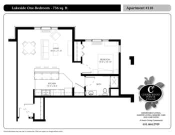 Floorplan of Forest Lake, Assisted Living, Memory Care, Forest Lake, MN 3