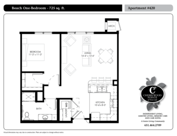 Floorplan of Forest Lake, Assisted Living, Memory Care, Forest Lake, MN 4