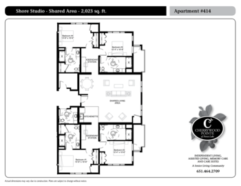 Floorplan of Forest Lake, Assisted Living, Memory Care, Forest Lake, MN 8
