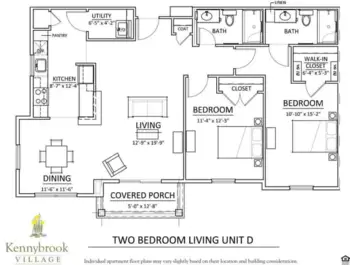 Floorplan of Kennybrook Village, Assisted Living, Grimes, IA 3