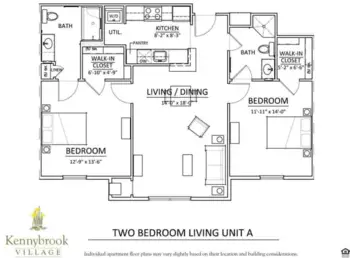 Floorplan of Kennybrook Village, Assisted Living, Grimes, IA 4