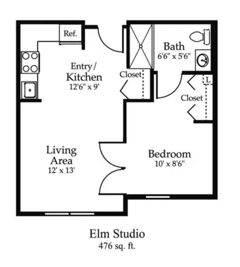 Floorplan of Oak Meadows, Assisted Living, Memory Care, Oakdale, MN 4