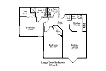 Floorplan of Oak Meadows, Assisted Living, Memory Care, Oakdale, MN 7