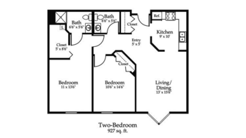 Floorplan of Oak Meadows, Assisted Living, Memory Care, Oakdale, MN 9