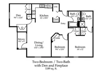 Floorplan of Oak Meadows, Assisted Living, Memory Care, Oakdale, MN 15