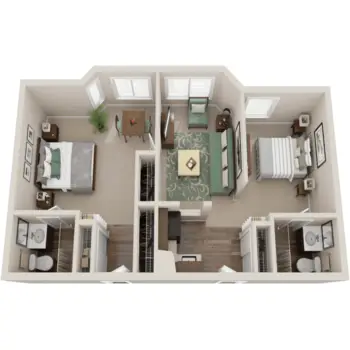 Floorplan of Overlake Terrace, Assisted Living, Redmond, WA 4