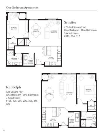 Floorplan of The Waters of Highland Park, Assisted Living, Memory Care, Saint Paul, MN 4
