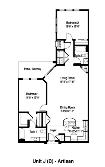 Floorplan of Forest Ridge, Assisted Living, Hales Corners, WI 8