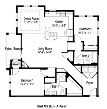 Floorplan of Forest Ridge, Assisted Living, Hales Corners, WI 11