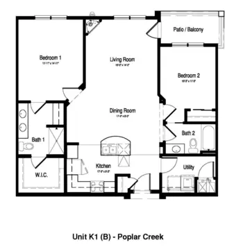 Floorplan of Forest Ridge, Assisted Living, Hales Corners, WI 19