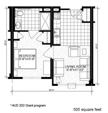 Floorplan of Luther Ridge, Assisted Living, Middletown, CT 1