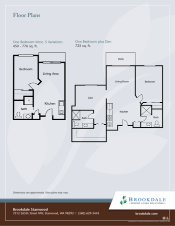 Floorplan of Brookdale Stanwood, Assisted Living, Stanwood, WA 2