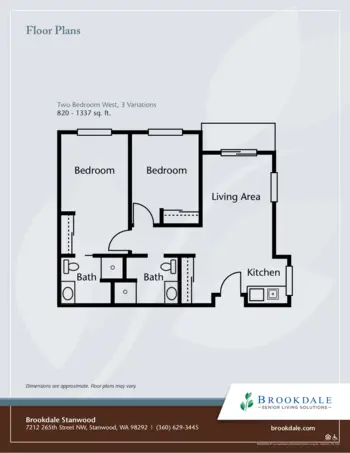 Floorplan of Brookdale Stanwood, Assisted Living, Stanwood, WA 4