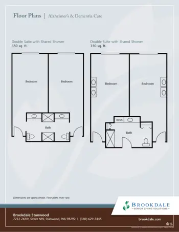Floorplan of Brookdale Stanwood, Assisted Living, Stanwood, WA 6
