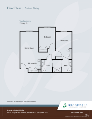 Floorplan of Brookdale Wickliffe, Assisted Living, Wickliffe, OH 2