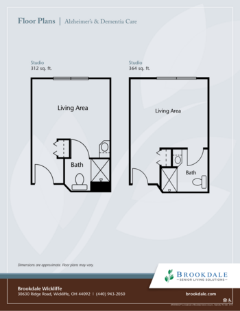 Floorplan of Brookdale Wickliffe, Assisted Living, Wickliffe, OH 3