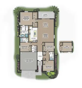 Floorplan of Cairn Park, Assisted Living, Cape Coral, FL 1