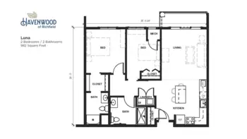 Floorplan of Havenwood of Richfield, Assisted Living, Memory Care, Richfield, MN 2