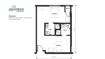 Floorplan of Havenwood of Richfield, Assisted Living, Memory Care, Richfield, MN 3