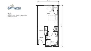 Floorplan of Havenwood of Richfield, Assisted Living, Memory Care, Richfield, MN 4
